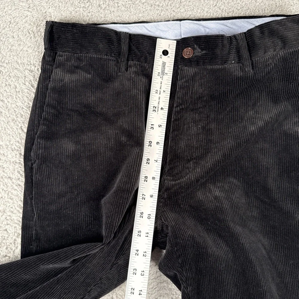 Polo Ralph Lauren Corduroy Pants Mens 32x32 (30x30) Black Pinwale Classic Fit